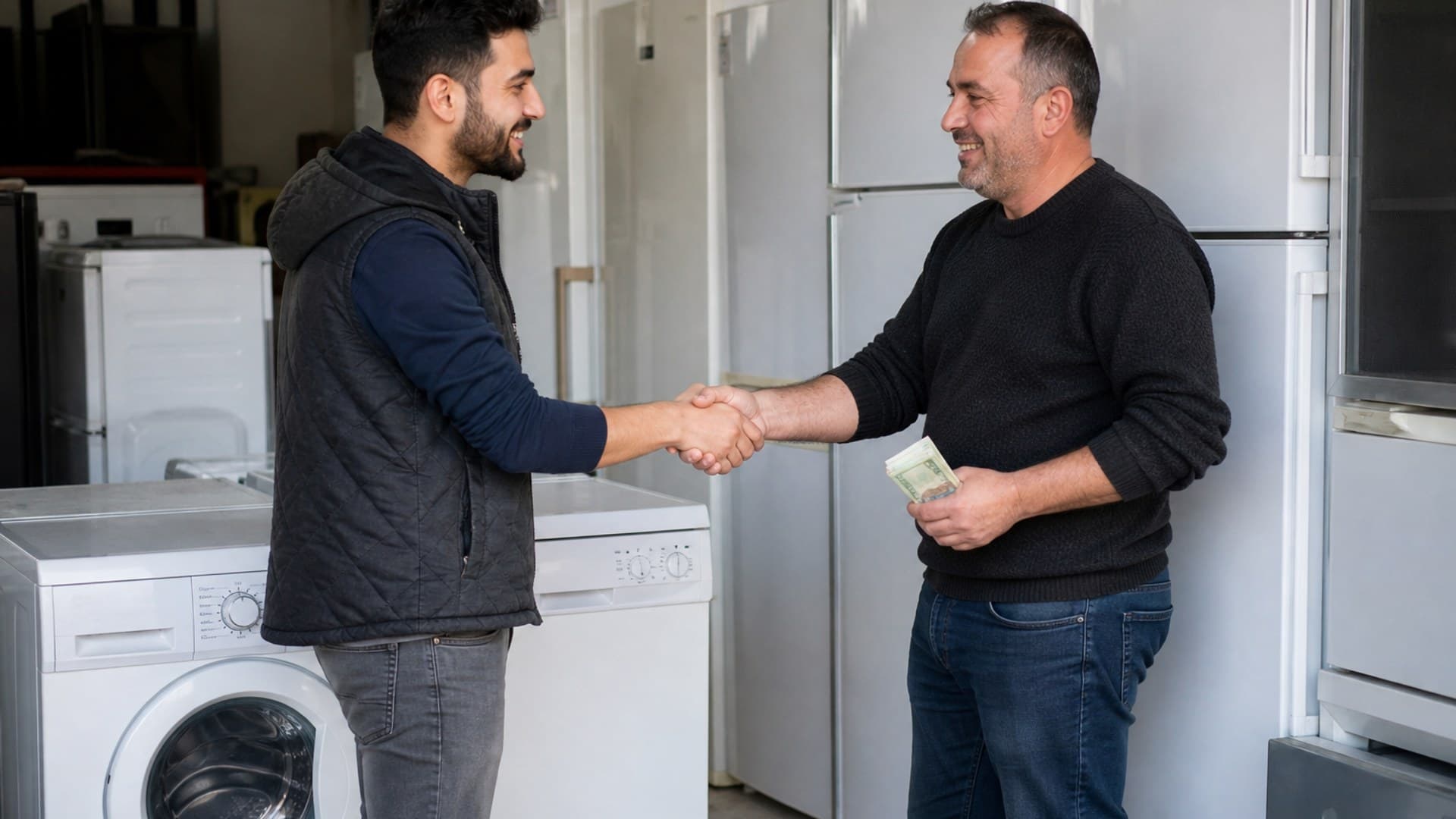 İkinci el beyaz eşya alım satım — buzdolabı ve çamaşır makinesi
